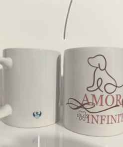 Taza "Amor Infinito" Silueta perro