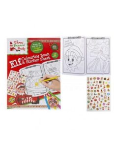 CUADERNO LIBRETA PARA COLOREAR CON PEGATINAS ELVES BEHAVIN BADLY ELFO