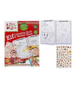 CUADERNO LIBRETA PARA COLOREAR CON PEGATINAS ELVES BEHAVIN BADLY ELFO